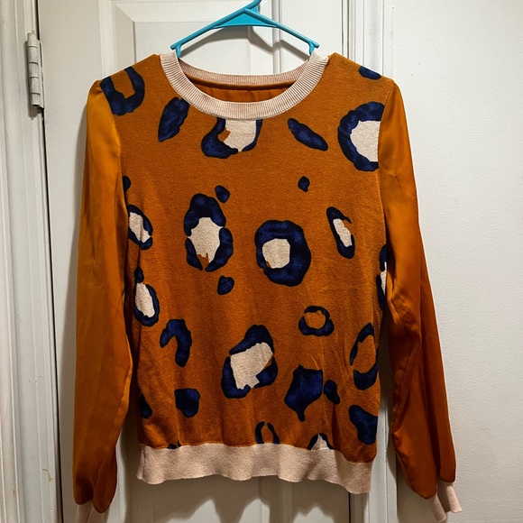 3.1 Phillip Lim Sweaters - 3.1 Phillip Lim 20th Anniversary Collection Orange Brick & Black Sweater